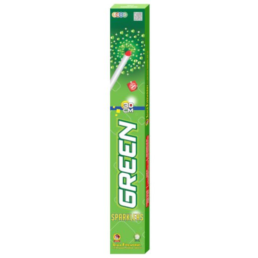 30cm Green Sparklers
